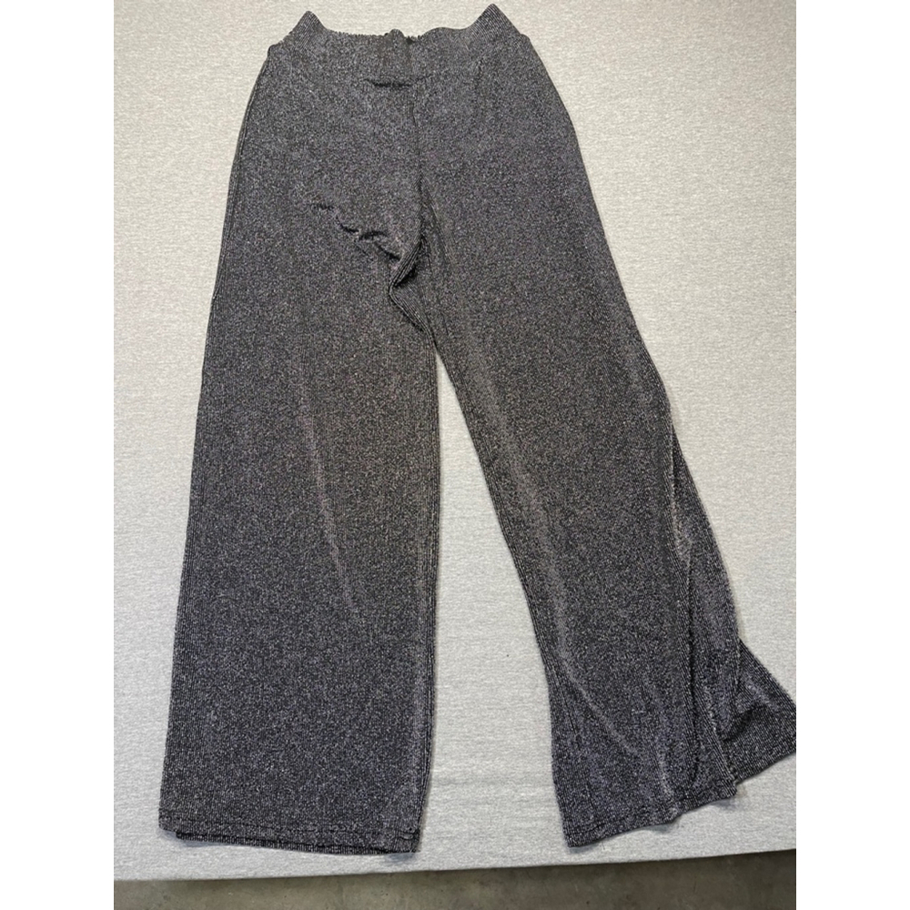 Women Forever 21 Pants Black/Silver S